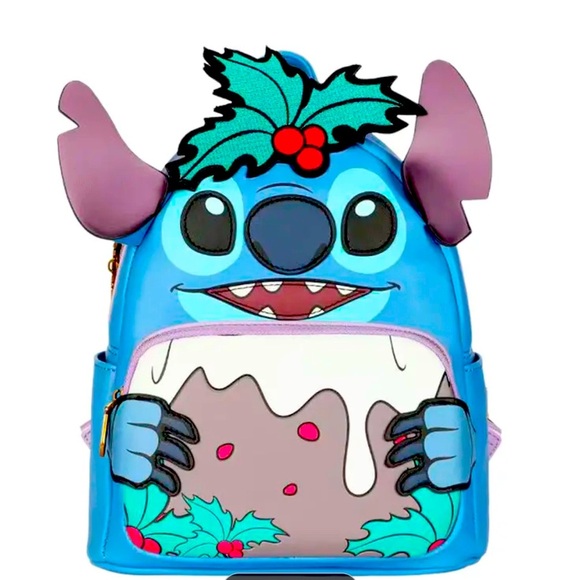 Disney Handbags - Disney Stitch Cartoon Image Backpack NWT​